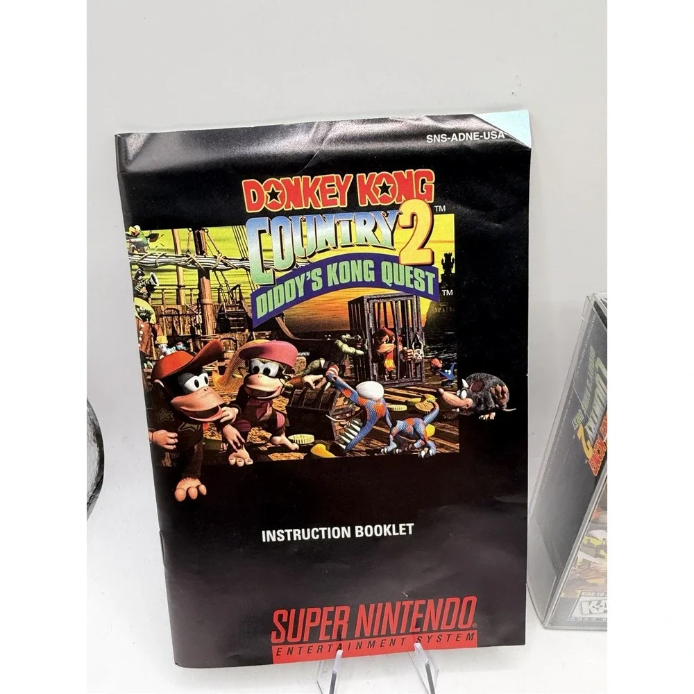 Donkey Kong Country 2 Diddy's Kong Quest SNES CIB Tested Complete Fast Shipping